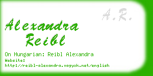 alexandra reibl business card